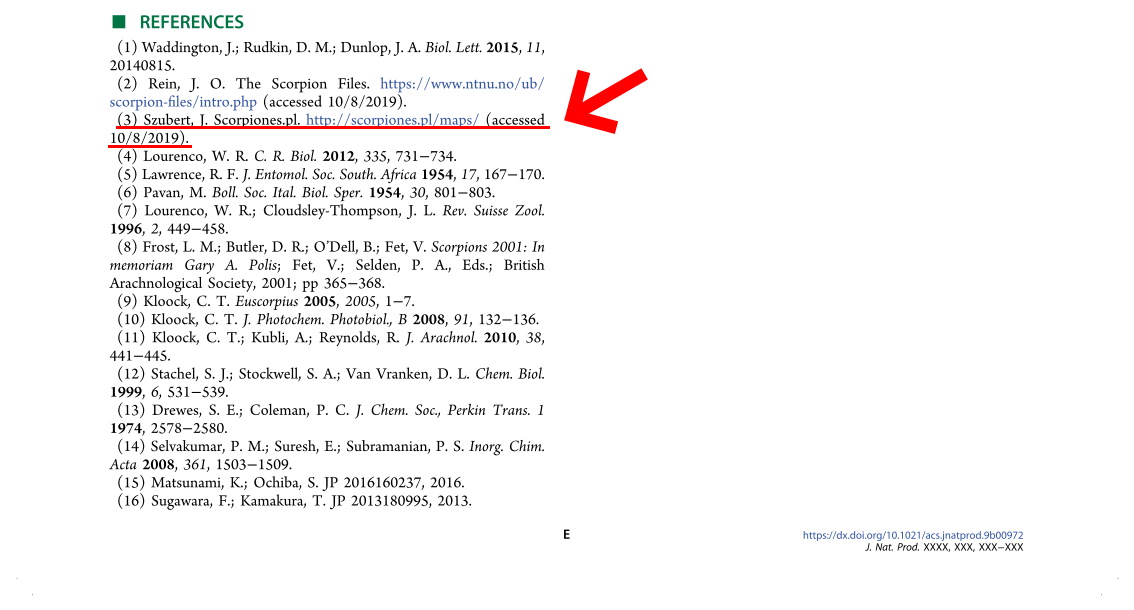 Fluorescencja skorpionów