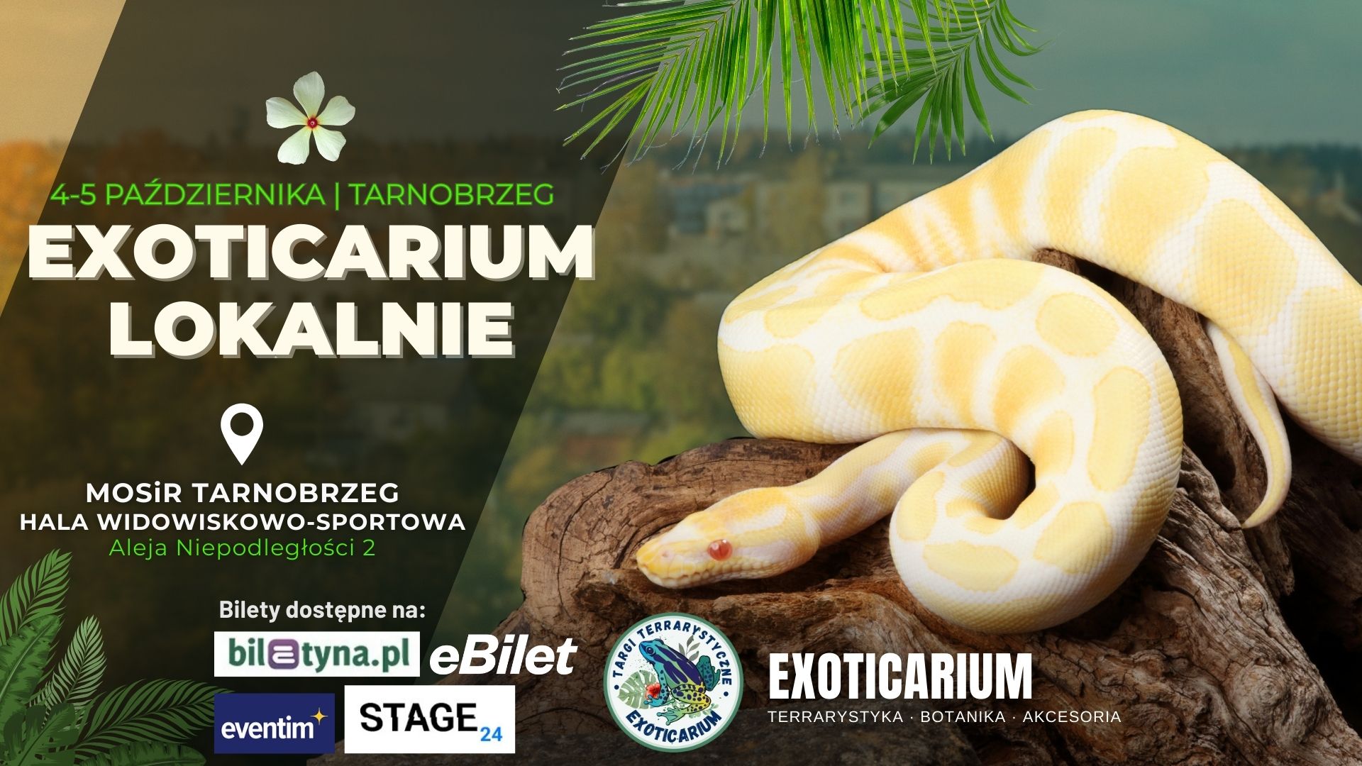 Plakat – 2025-10-04,05 – Exoticarium (Tarnobrzeg)